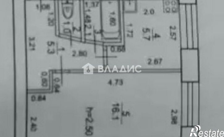 1-комн квартира улица Блюхера, 19,  д. 19