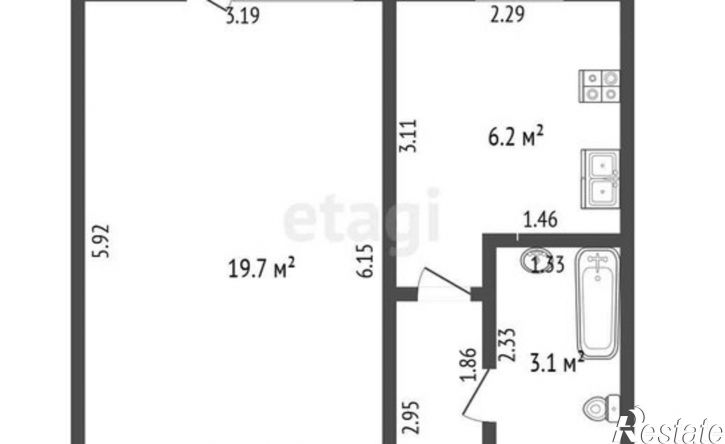 1-комн квартира улица Воинов-Интернационалистов, 39,  д. 39