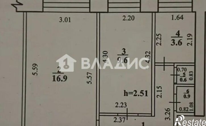 2-комн квартира проспект Ленина, 24Б,  д. 24Б