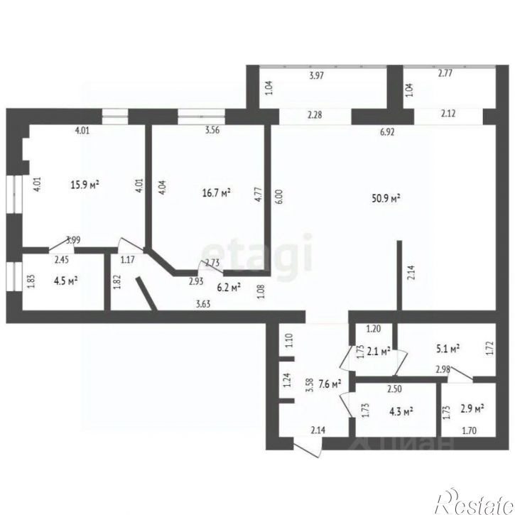 3-комн квартира улица 7 Ноября, 103,  д. 103
