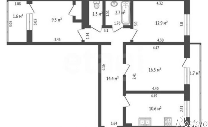3-комн квартира ул Коммунистическая, 68,  д. 68