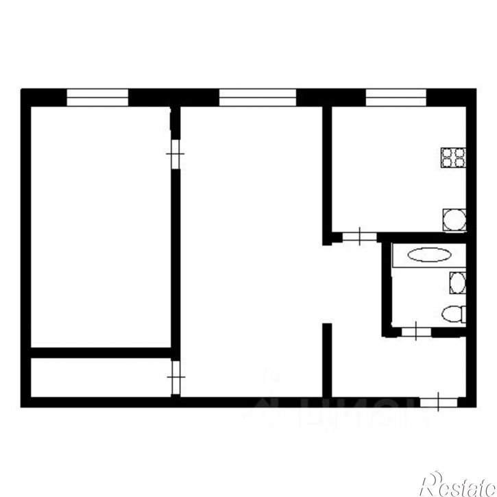 2-комн квартира