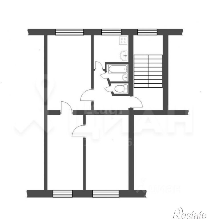 3-комн квартира улица Голикова, 24,  д. 24