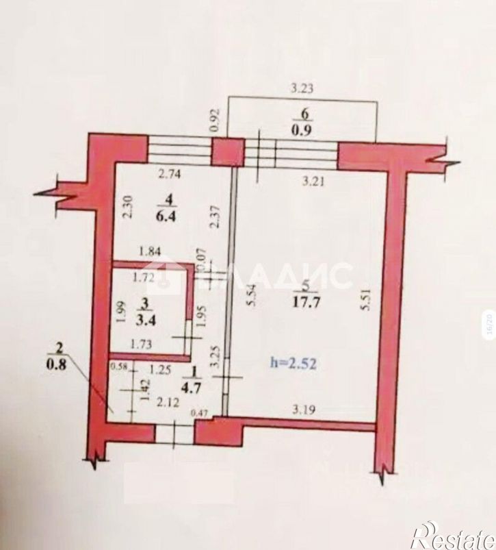 1-комн квартира Народная улица, 1А,  д. 1А