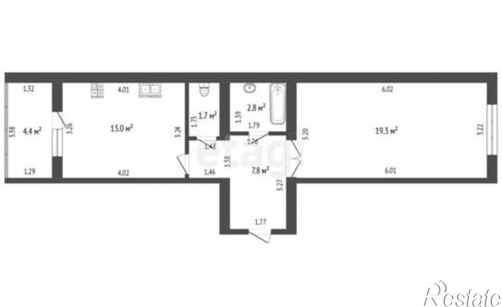 1-комн квартира ул Строителей, 65,  д. 65