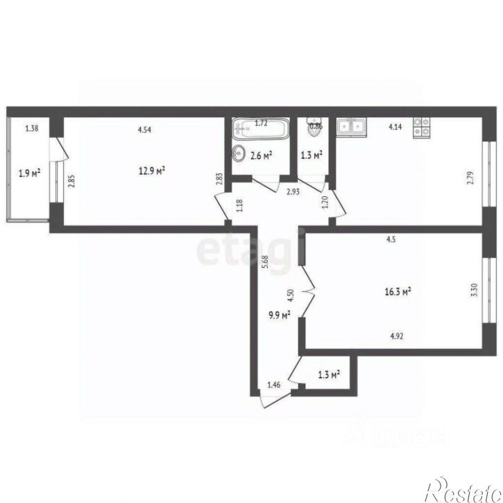 2-комн квартира Коммунистическая улица, 110,  д. 110
