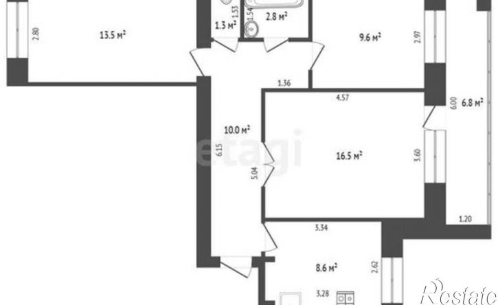 3-комн квартира ул Коммунистическая, 34,  д. 34