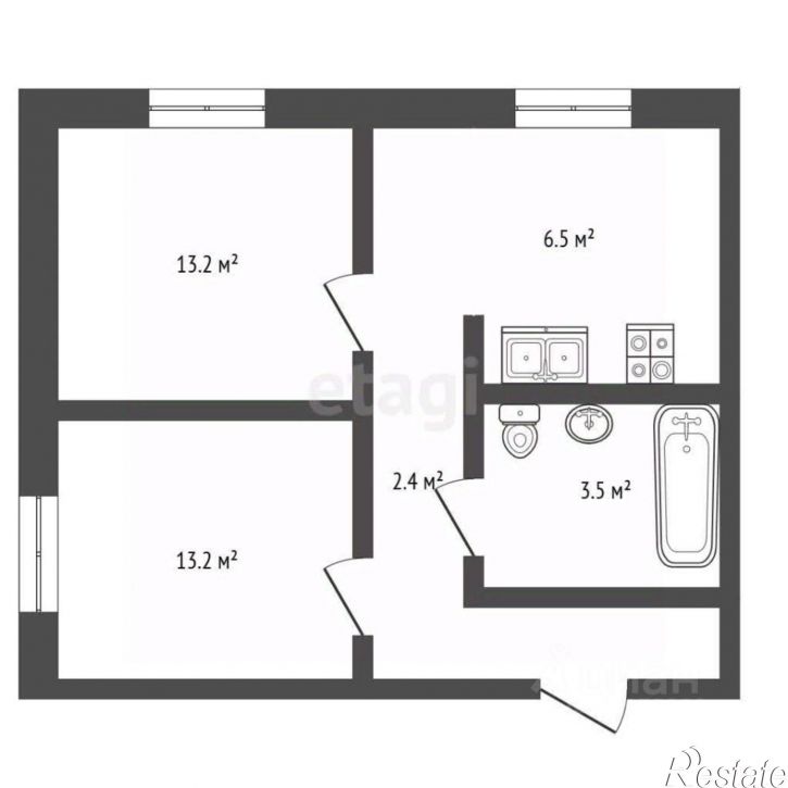 2-комн квартира ул Шаймуратова, 5а,  д. 5а