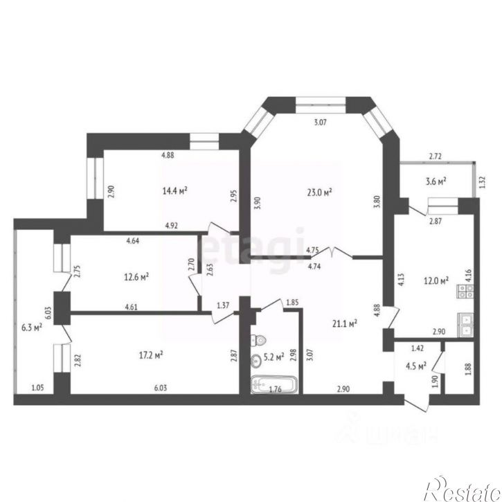 4-комн квартира ул Дружбы, 9,  д. 9