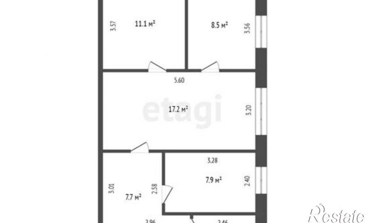 4-комн квартира ул Худайбердина, 123,  д. 123