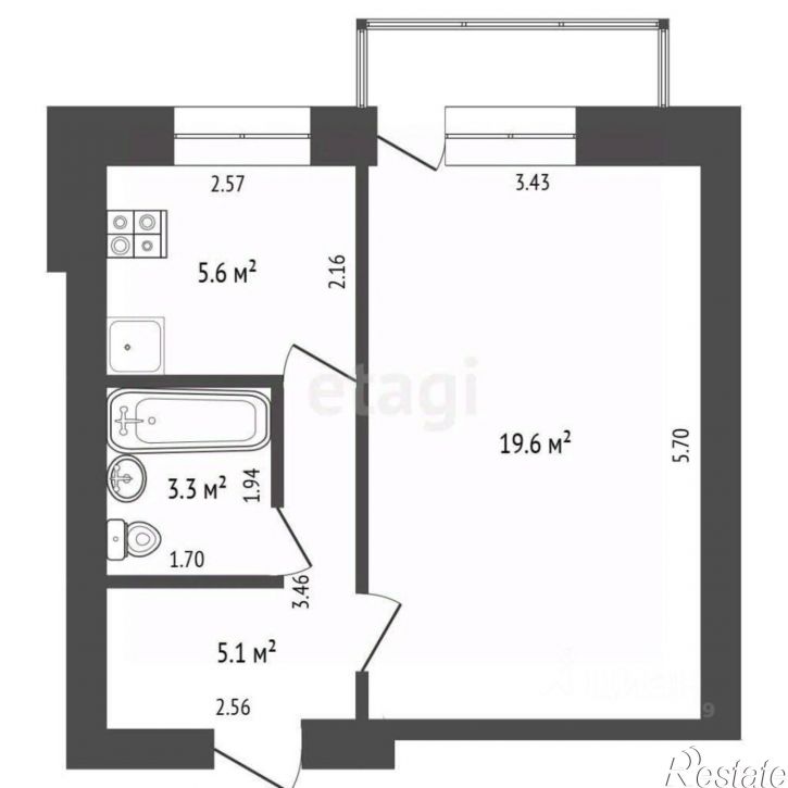 1-комн квартира ул Шафиева, 15,  д. 15