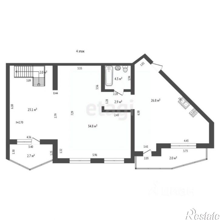4-комн квартира ул Садовая, 18,  д. 18