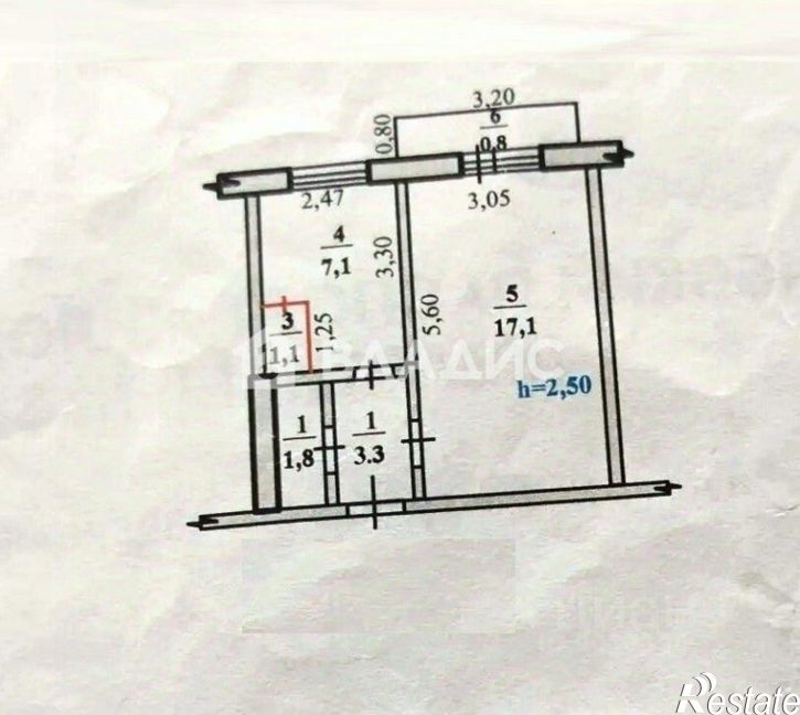 1-комн квартира ул Щербакова, 2,  д. 2