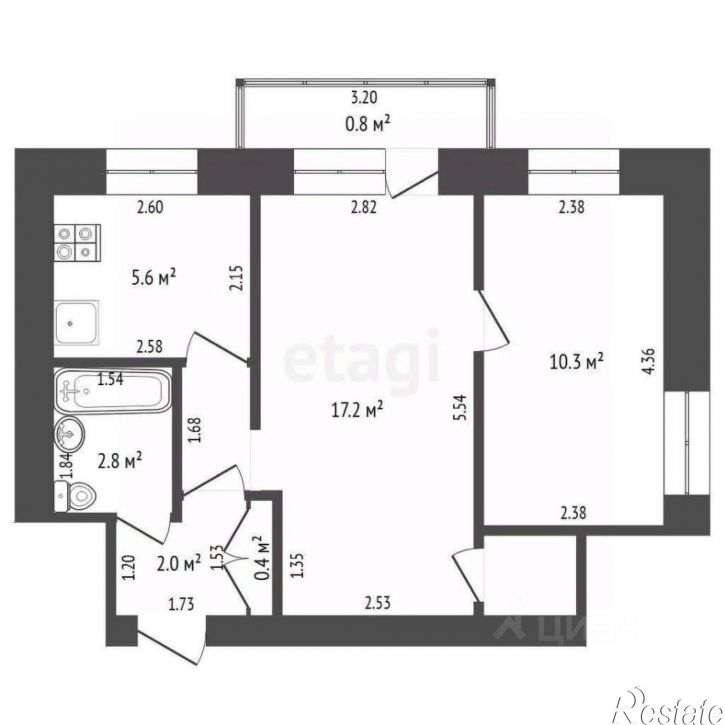 2-комн квартира ул Социалистическая, 4,  д. 4