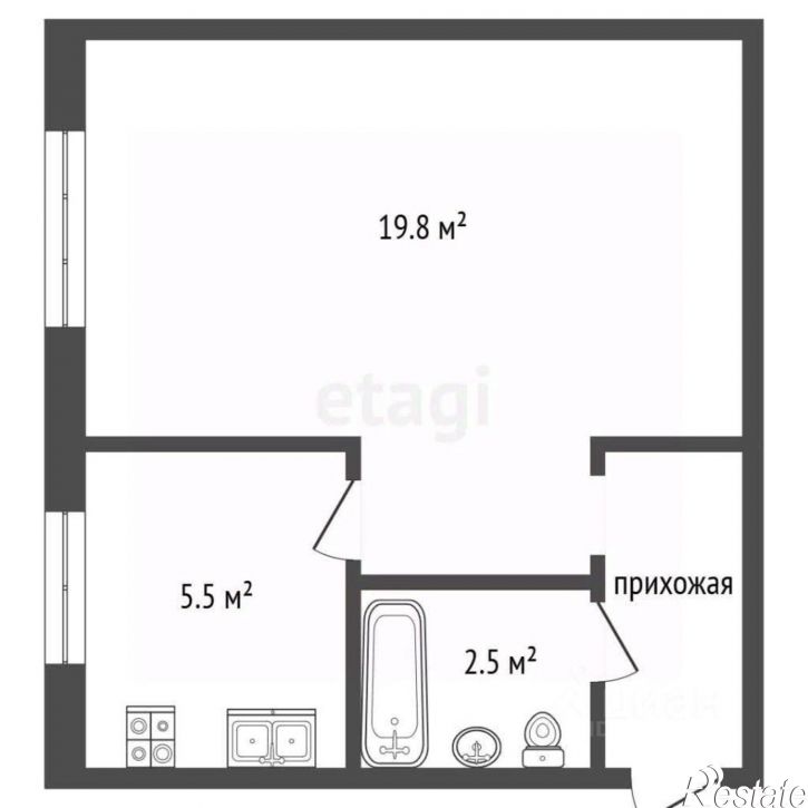 1-комн квартира ул Элеваторная, 112,  д. 112