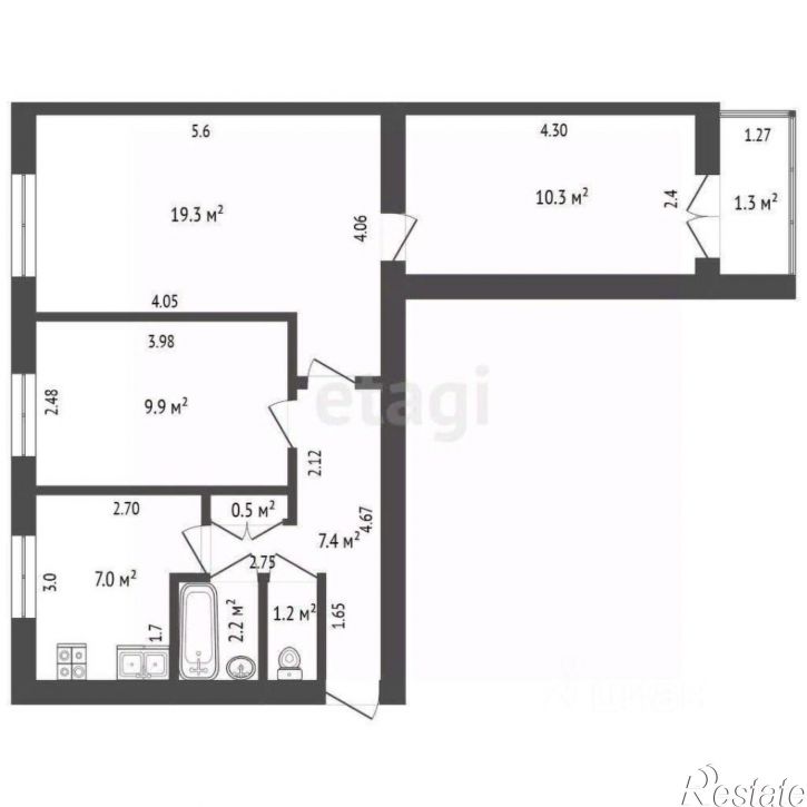 3-комн квартира ул Коммунистическая, 24,  д. 24