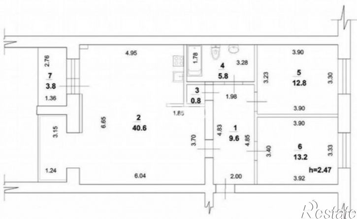 3-комн квартира ул Гоголя, 118б,  д. 118б