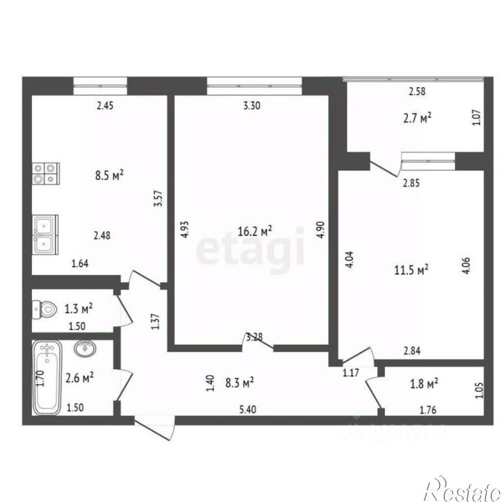 2-комн квартира ул Артема, 102,  д. 102