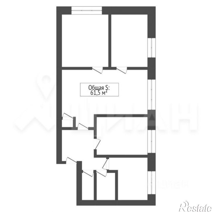 3-комн квартира ул Нагуманова, 25ж,  д. 25ж