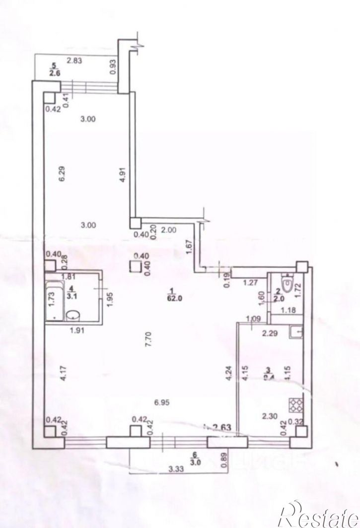 3-комн квартира ул Вокзальная, 16а,  д. 16а