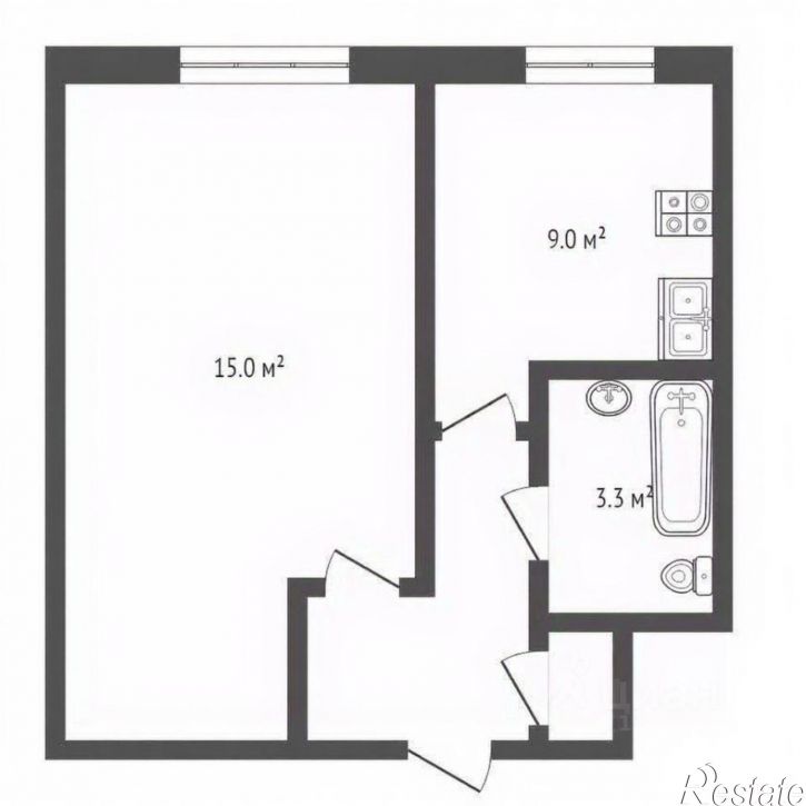 1-комн квартира ул Гоголя, 145б,  д. 145б