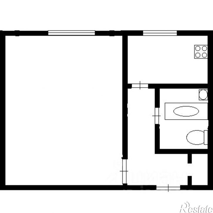 1-комн квартира ул Курчатова, 8,  д. 8
