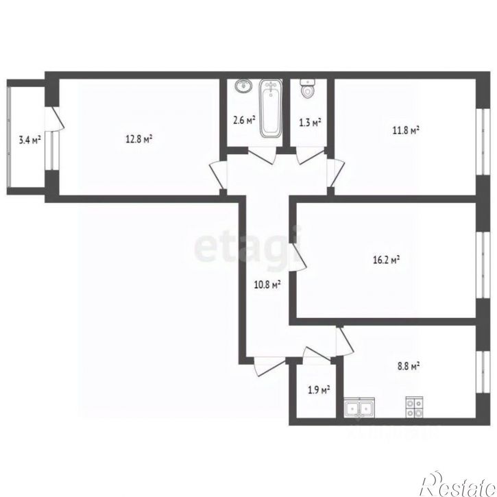 3-комн квартира ул Артема, 67,  д. 67