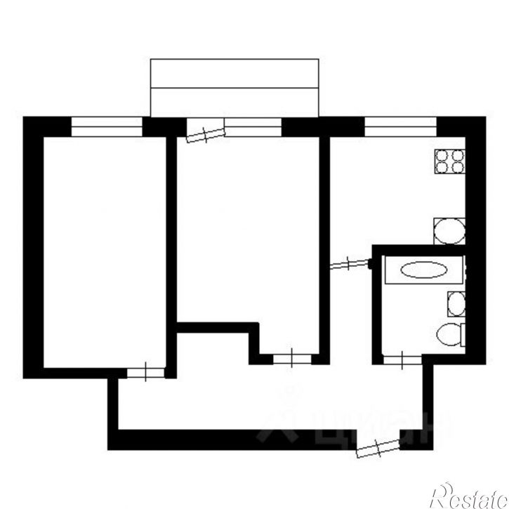 2-комн квартира пр-кт Ленина, 22,  д. 22