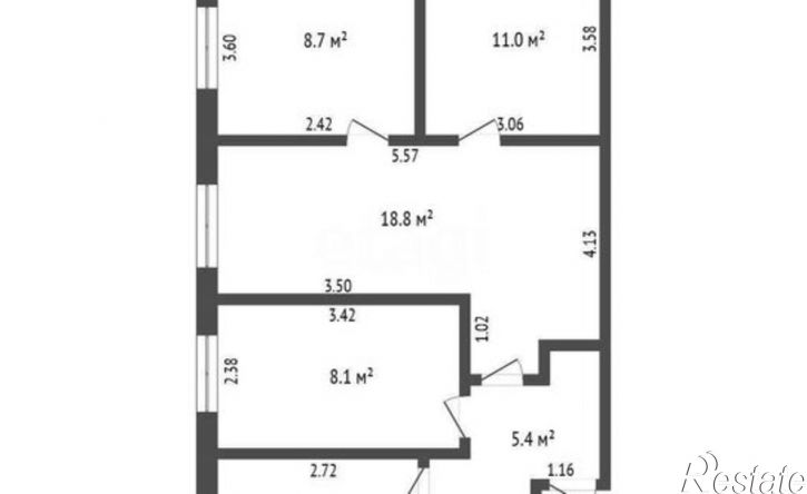 4-комн квартира ул Худайбердина, 150,  д. 150