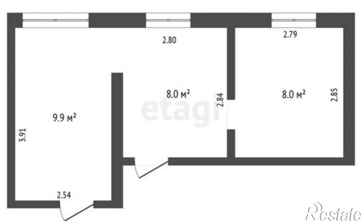 2-комн квартира ул Гоголя, 126а,  д. 126а