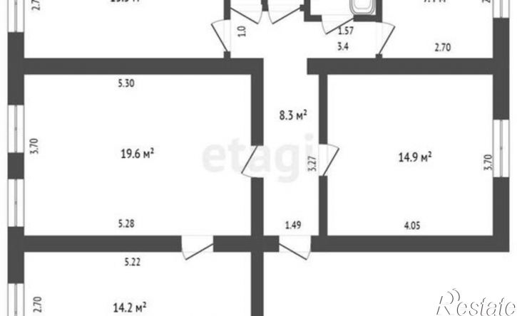 4-комн квартира ул Воинов-интернационалистов, 38,  д. 38