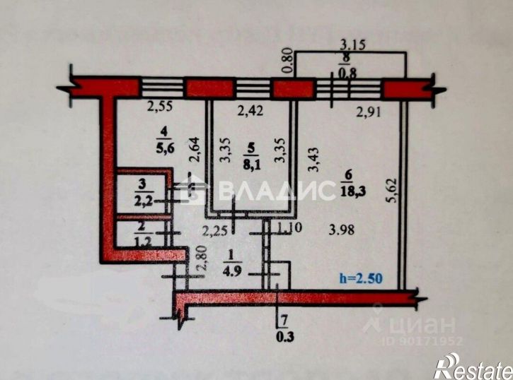 2-комн квартира ул Механизации, 3б,  д. 3б