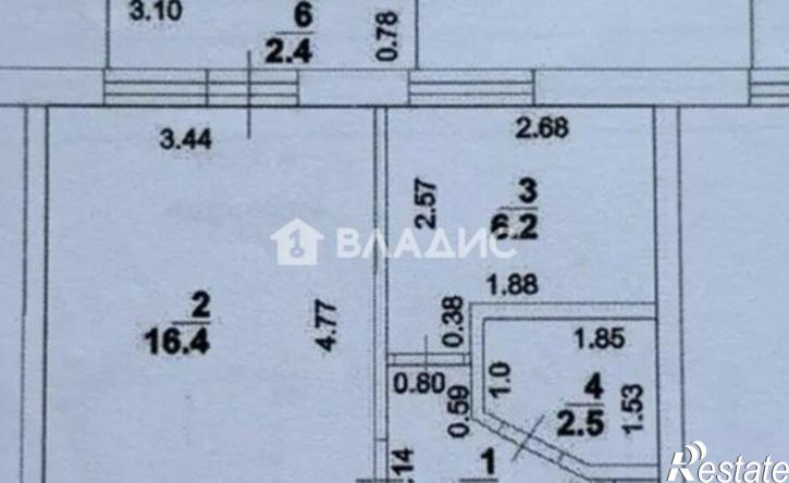 1-комн квартира ул Вокзальная, 27,  д. 27