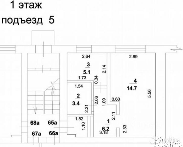 1-комн квартира ул Элеваторная, 116,  д. 116