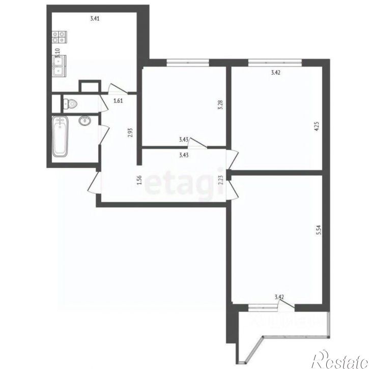 3-комн квартира пр-кт Академика Королёва, 20,  д. 20