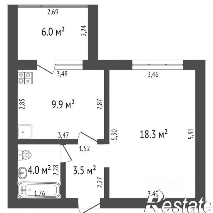 1-комн квартира улица Артёма, 118,  д. 118