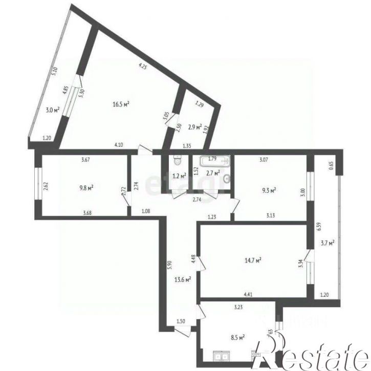 4-комн квартира улица Гоголя, 118,  д. 118