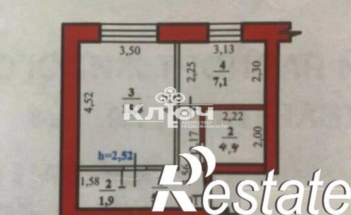 1-комн квартира улица Якутова, 9В,  д. 9В