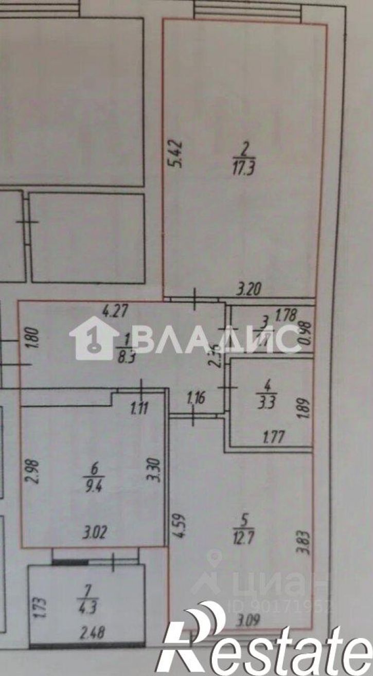 2-комн квартира улица Тукаева, 17,  д. 17