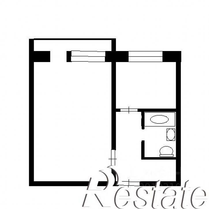 1-комн квартира улица Худайбердина, 136,  д. 136
