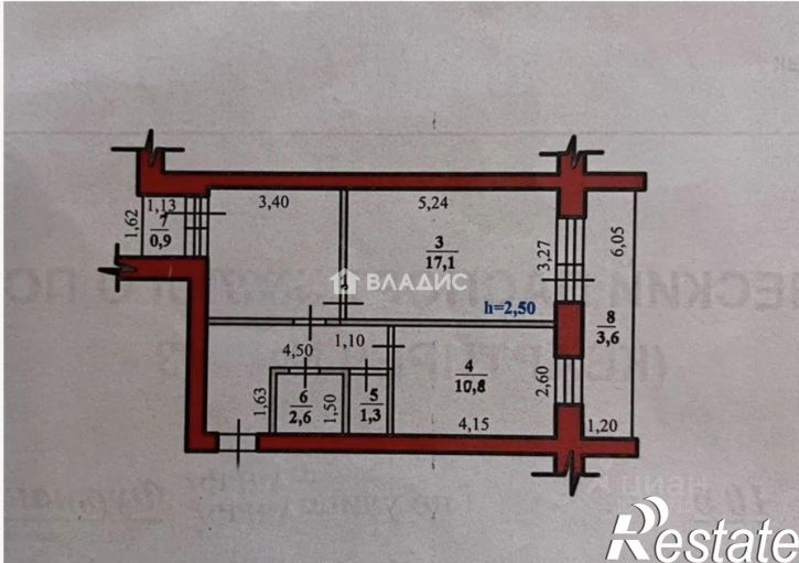 2-комн квартира улица Фурманова, 10Б,  д. 10Б