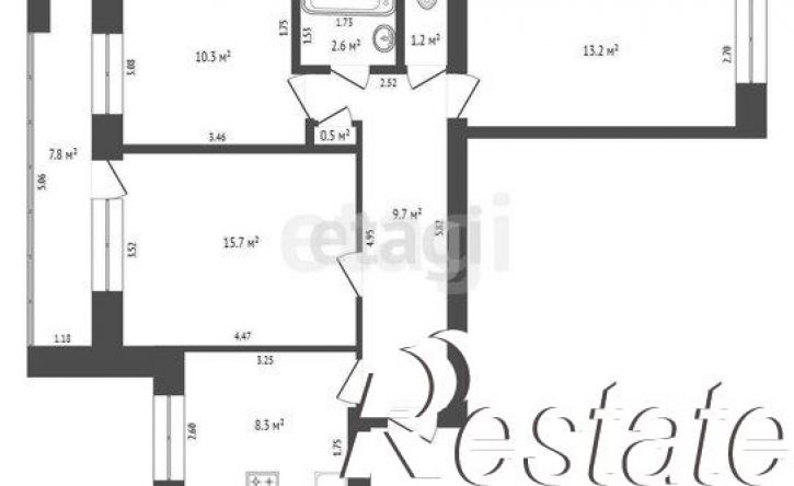 3-комн квартира Коммунистическая улица, 34,  д. 34